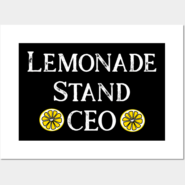 Lemonade Stand CEO Wall Art by SarahBean